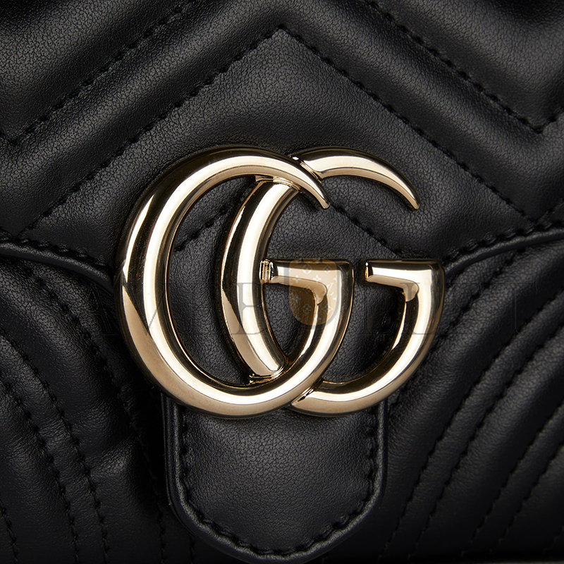 GUCCI GG MARMONT MINI TOP HANDLE BAG 811238 (17*13*6cm) GUCCI GG MARMONT MINI TOP HANDLE BAG 811238 (17*13*6cm)